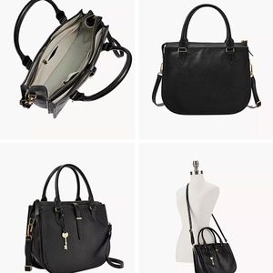 Fossil Ryder Satchel - Black